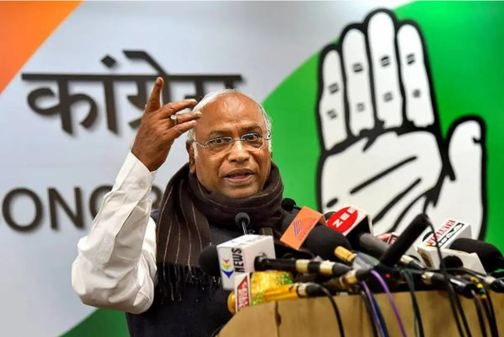 Mallikarjun Kharge Elected As The New Congress President
