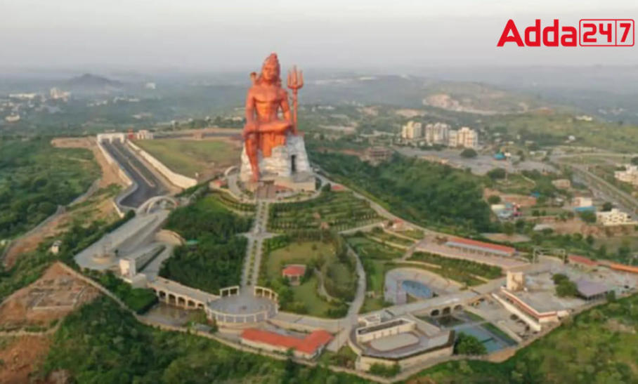 Viswas Swaroopam, a Shiva statue, installed in the Rajasthani town, Nathdwara