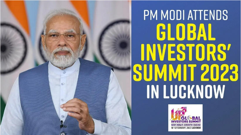 PM Modi Inaugurates Global Investors Summit 2023 in Lucknow