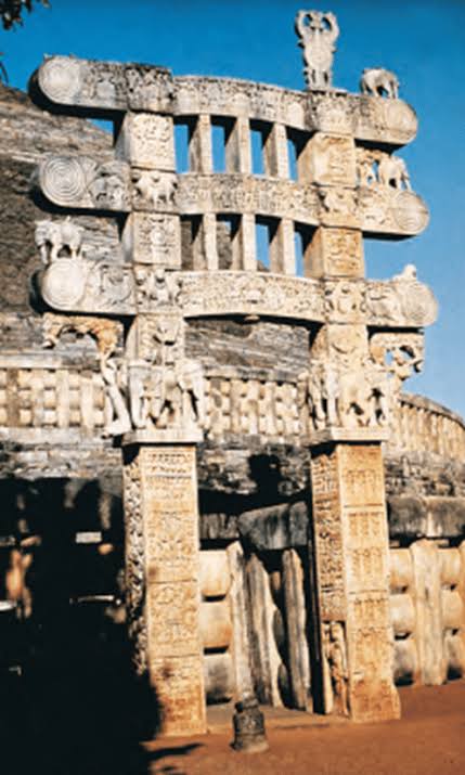 The eastern gateway, Sanchi