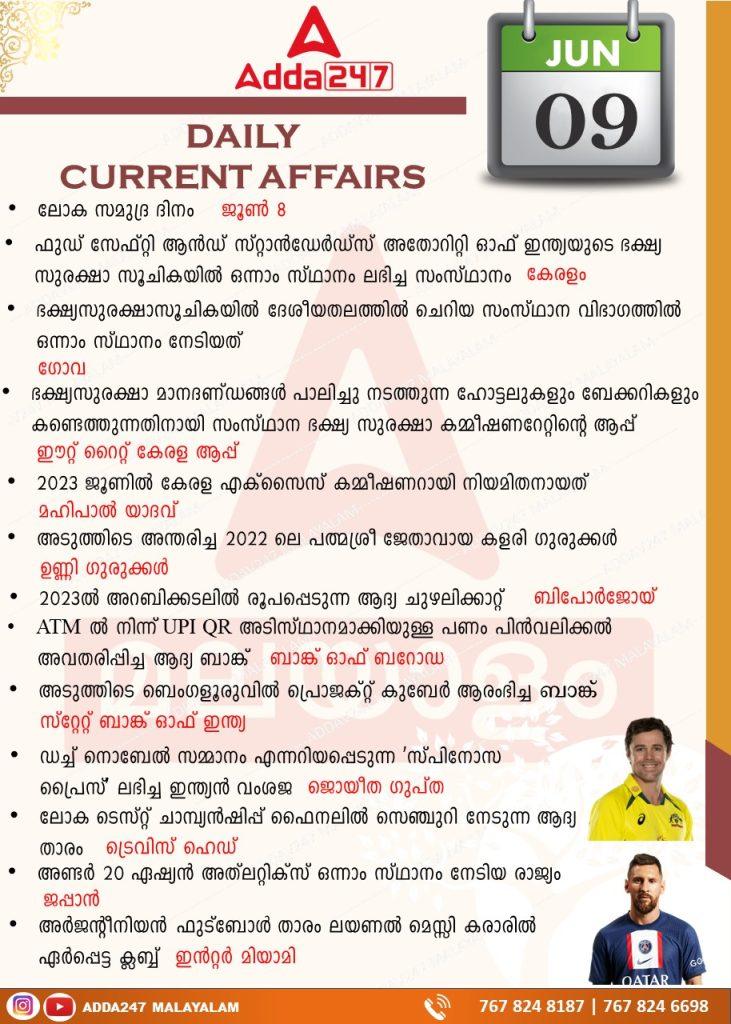 പ്രതിദിന കറന്റ് അഫയേഴ്സ് മലയാളത്തിൽ- 9 ജൂൺ 2023_3.1
