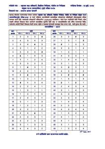 महाराष्ट्र दुय्यम सेवा, गट-ब संयुक्त पूर्व परीक्षा-2017 Answer Key – Marathi govt jobs_2.1