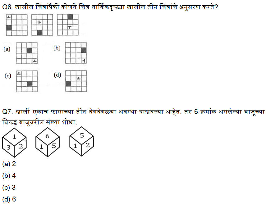 नगरपरिषद भरती परीक्षा बुद्धिमत्ता चाचणी क्विझ: 9 ऑक्टोबर 2023_5.1