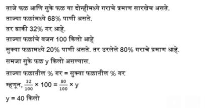 टक्केवारी: सूत्र, युक्त्या आणि नमुना प्रश्न, अन्न व नागरी पुरवठा भरतीसाठी अभ्यास साहित्य_6.1