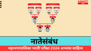 रक्तसंबंध | Blood relation : महानगरपालिका भरती परीक्षा 2024 अभ्यास साहित्य