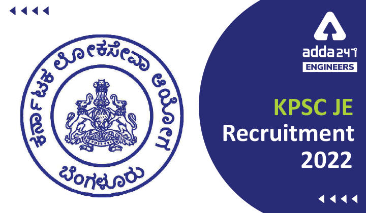 kpsc junior engineer recruitment 2022