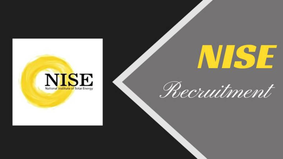 NISE Recruitment 2025