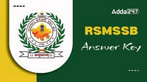 RSMSSB JE Answer Key 2025