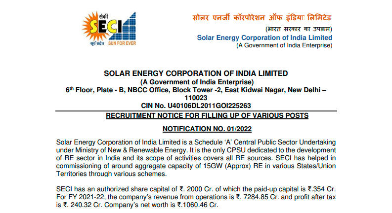 Govt. Job Notifcation