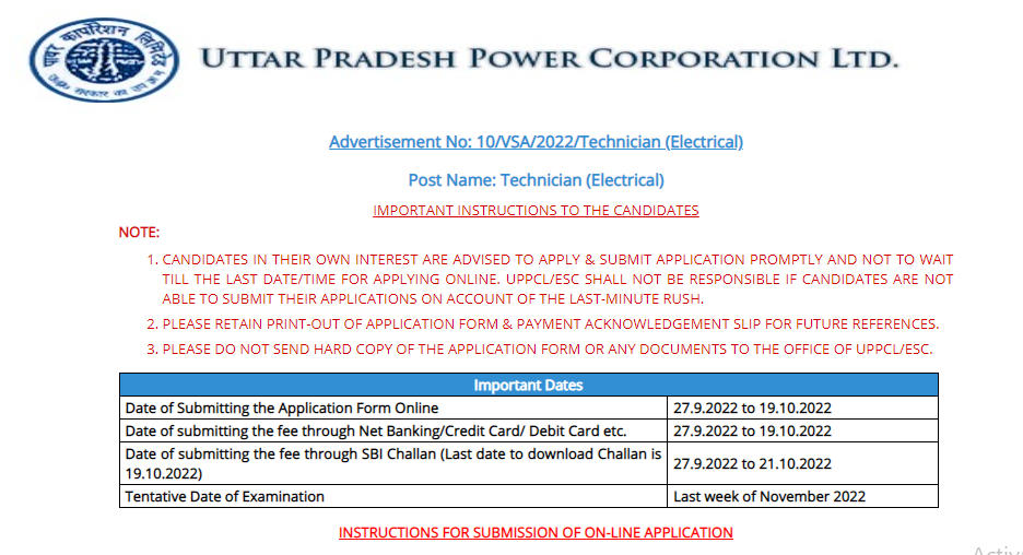 Govt. Job Notifcation