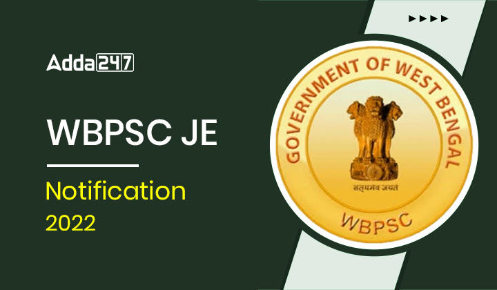 WBPSC JE Notification 2022