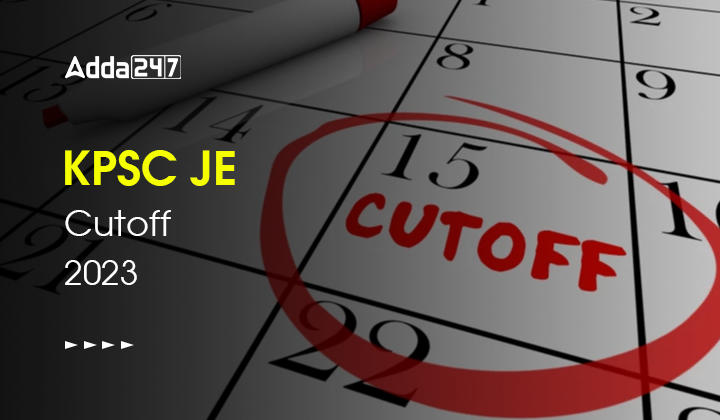 KPSC JE Cutoff 2023