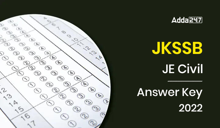 JKSSB JE Civil Answer Key 2022