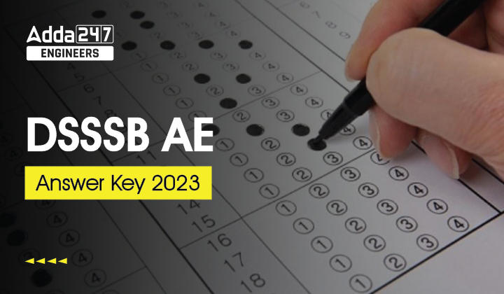 DSSSB AE Answer Key 2023