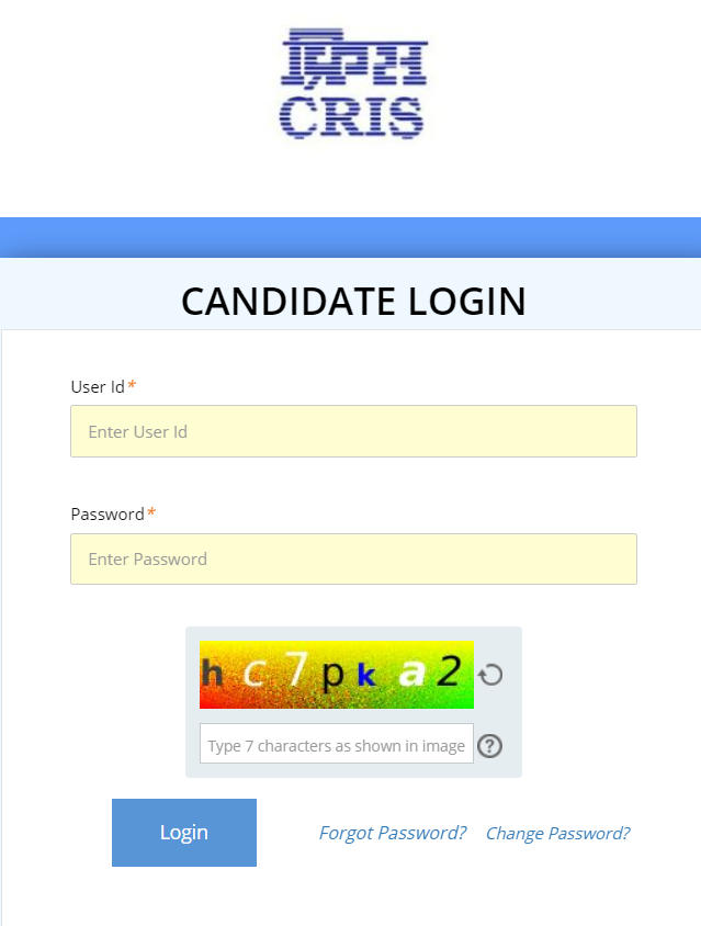 CRIS JE Admit Card 2023