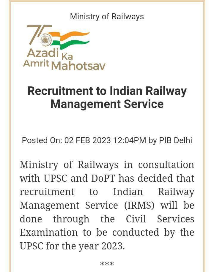 IRMS Notification 2023