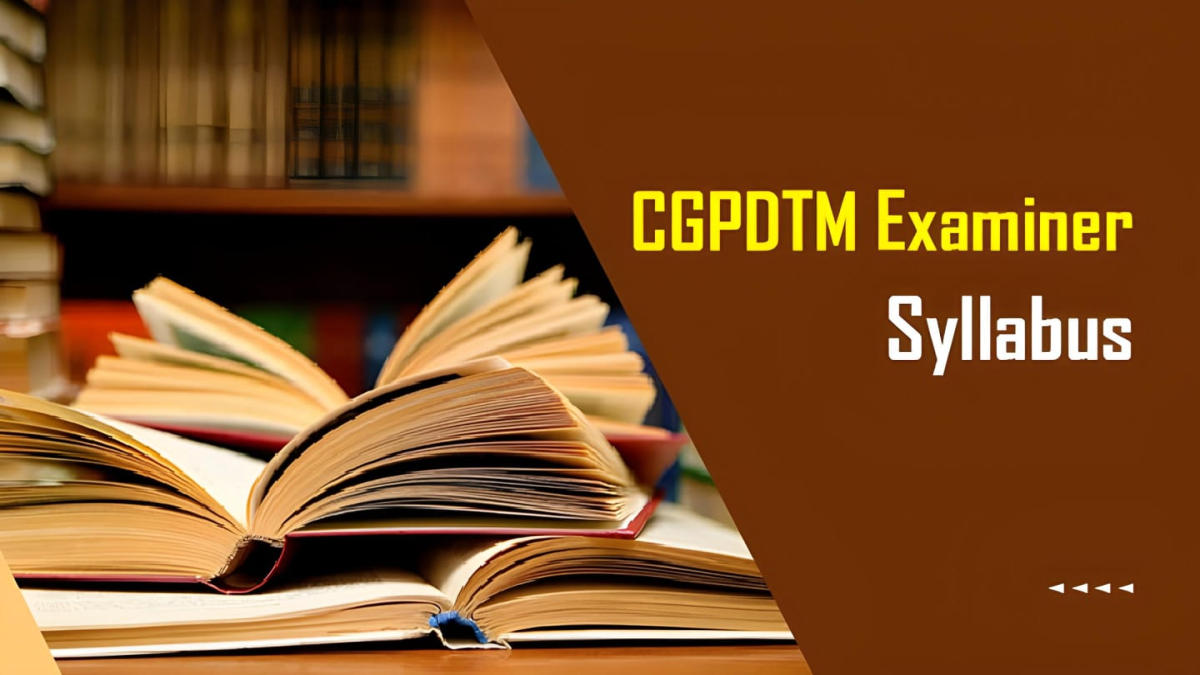 CGPDTM Syllabus 2024