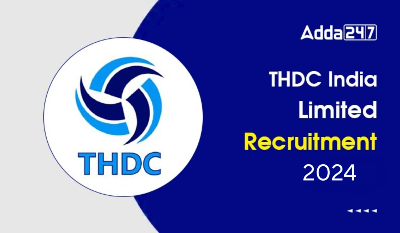 THDC Recruitment 2024