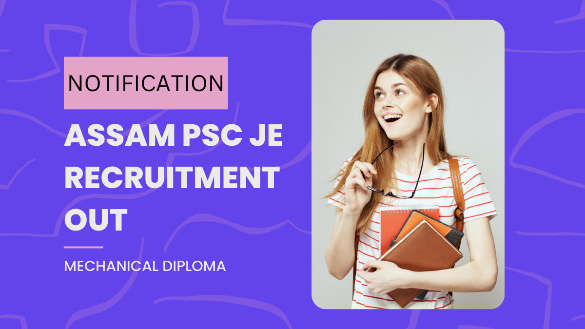 APSC JE Recruitment 2024