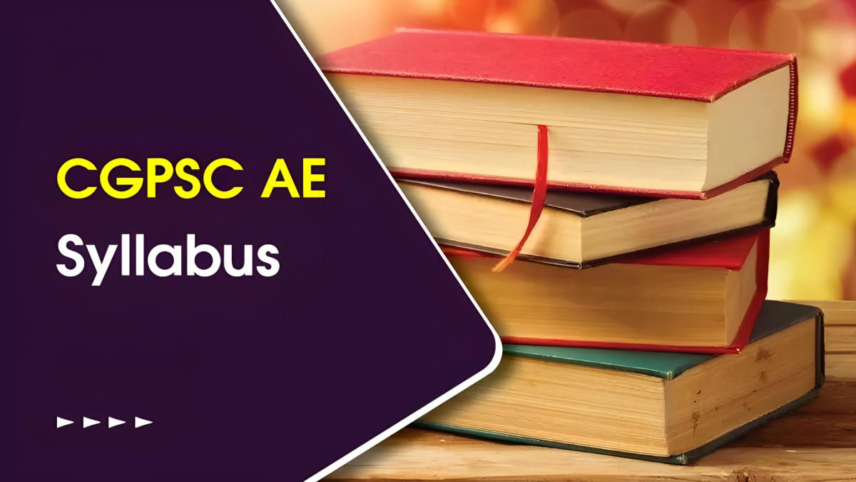 CGPSC AE Syllabus 2024