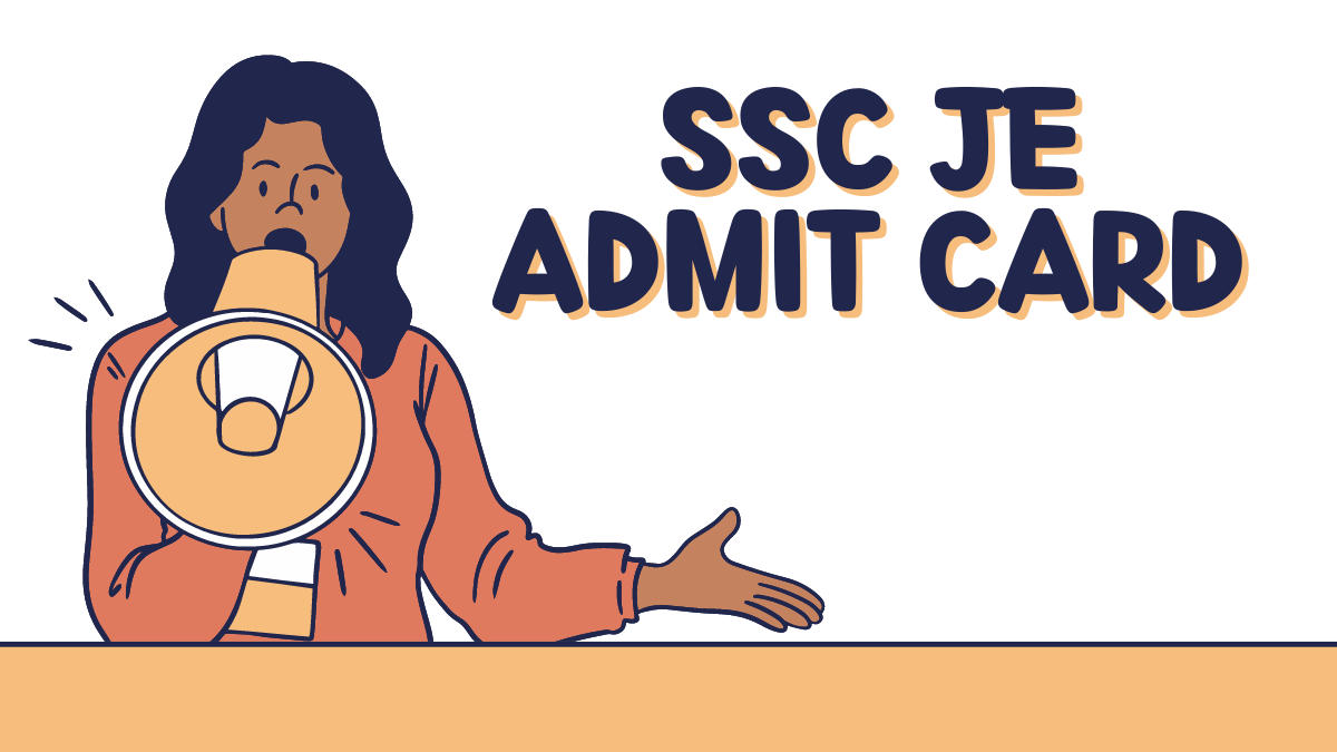 SSC JE Admit Card 2024