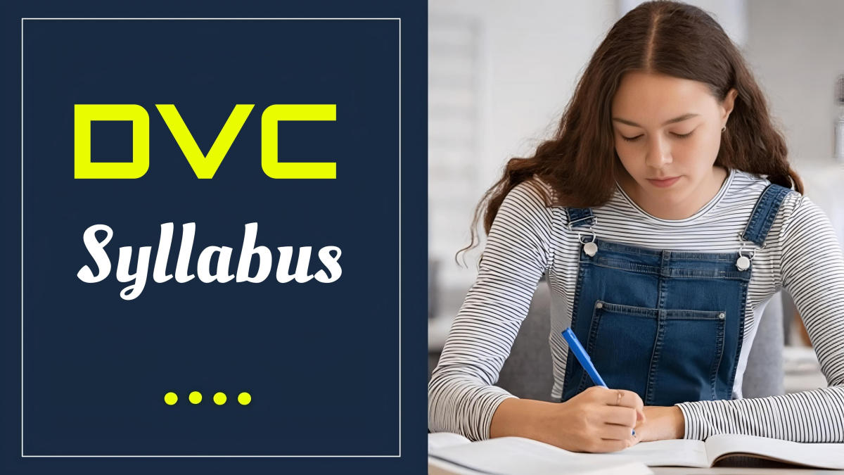 DVC JE Syllabus 2024