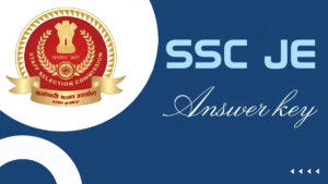 SSC JE Answer Key 2024