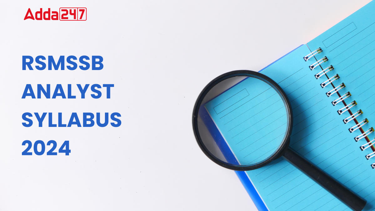 RSMSSB Analyst Syllabus