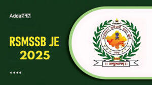 RSMSSB JE 2025