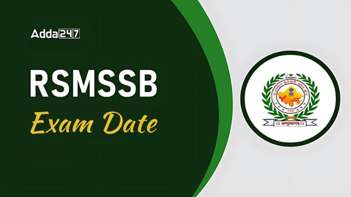 RSMSSB JE Exam Calendar 2025