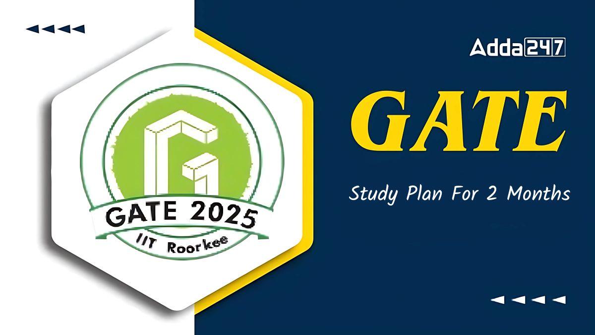 GATE 2025 Study Plan For 2 Months