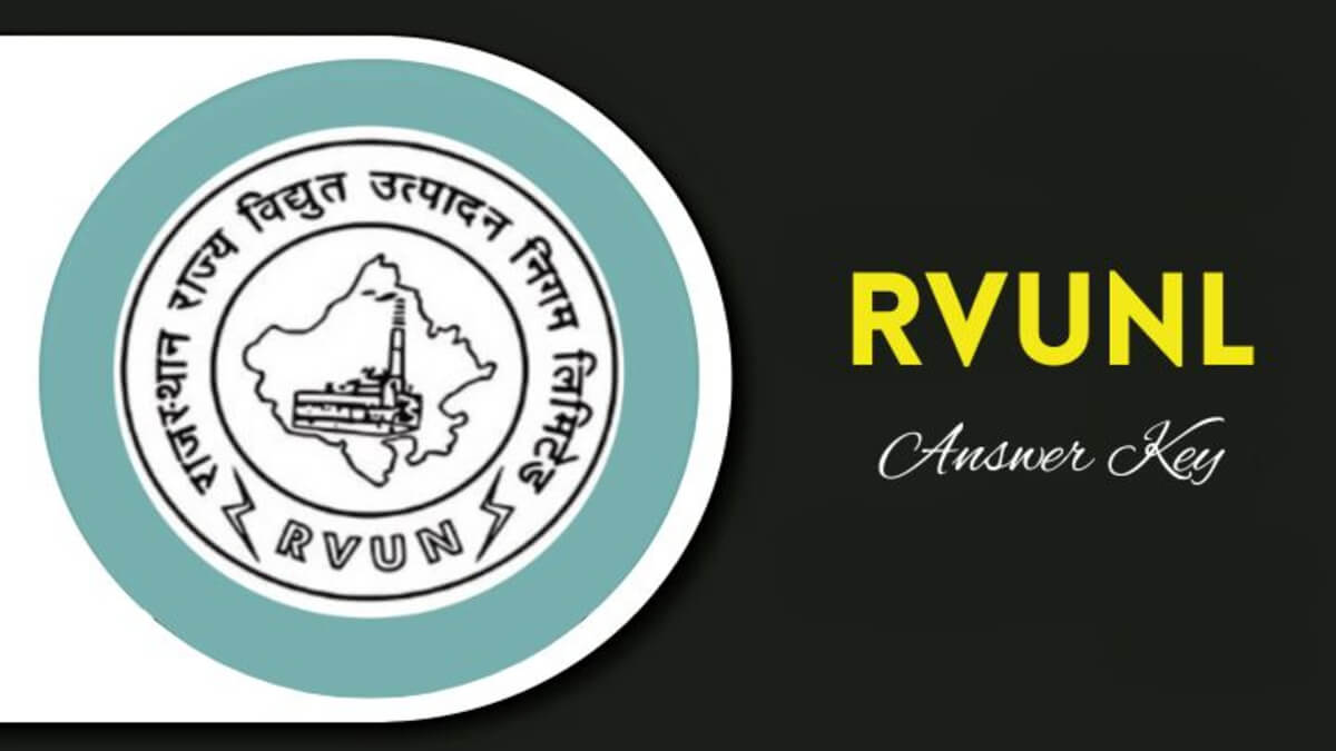 RVUNL JE Answer Key 2025