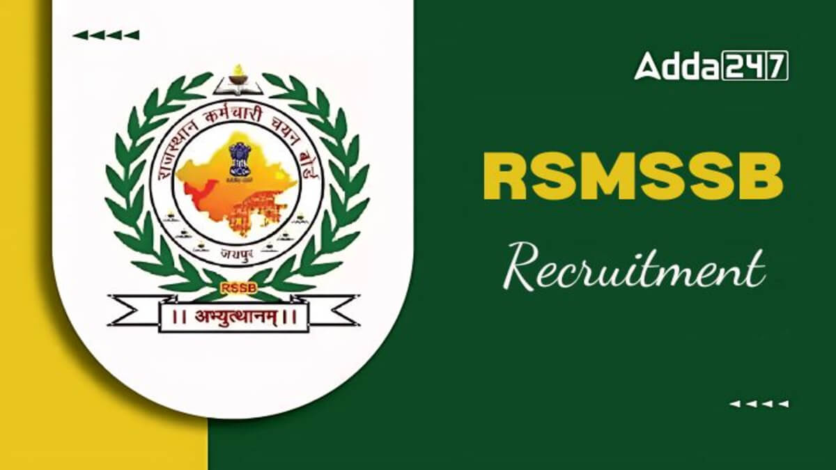 RSMSSB Surveyor and Mines Supervisor Recruitment 2024