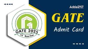 GATE Admit Card 2025