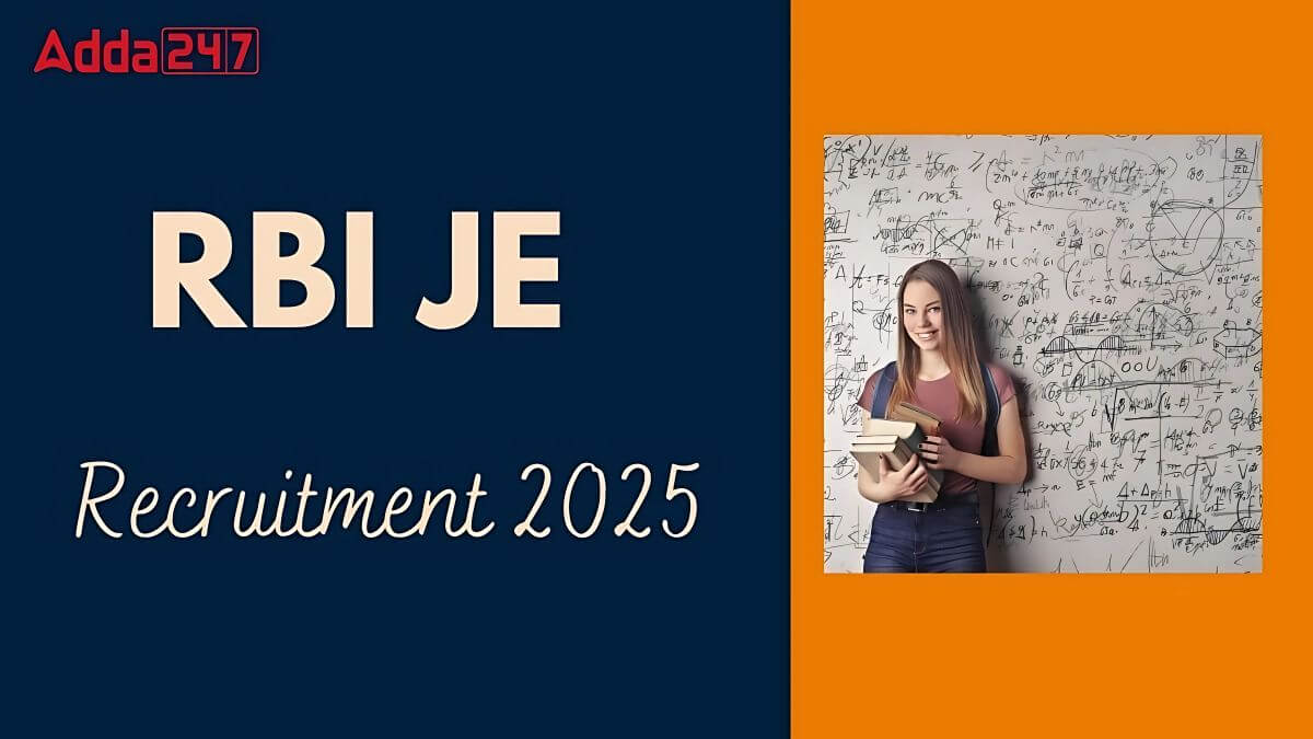 RBI JE Recruitment 2025 Notification