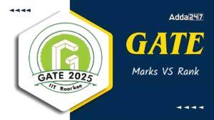 GATE Marks Vs Rank 2025