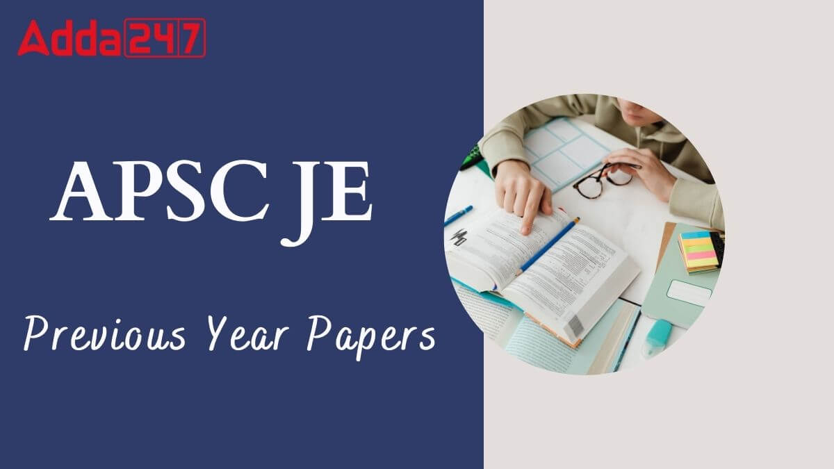 APSC JE Previous Year Paper