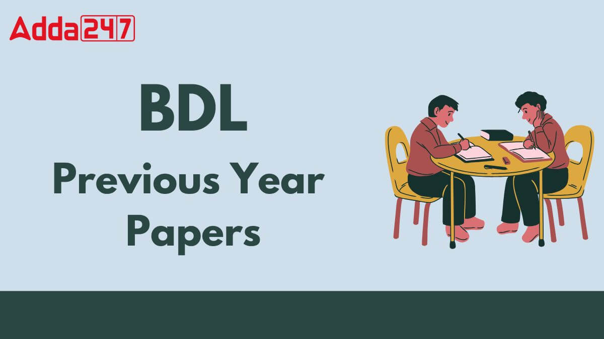 BDL Management Trainee Previous Year Papers