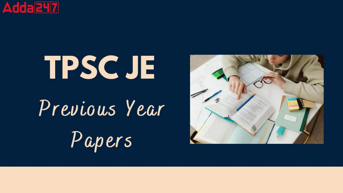 TPSC JE Previous Year Question Papers