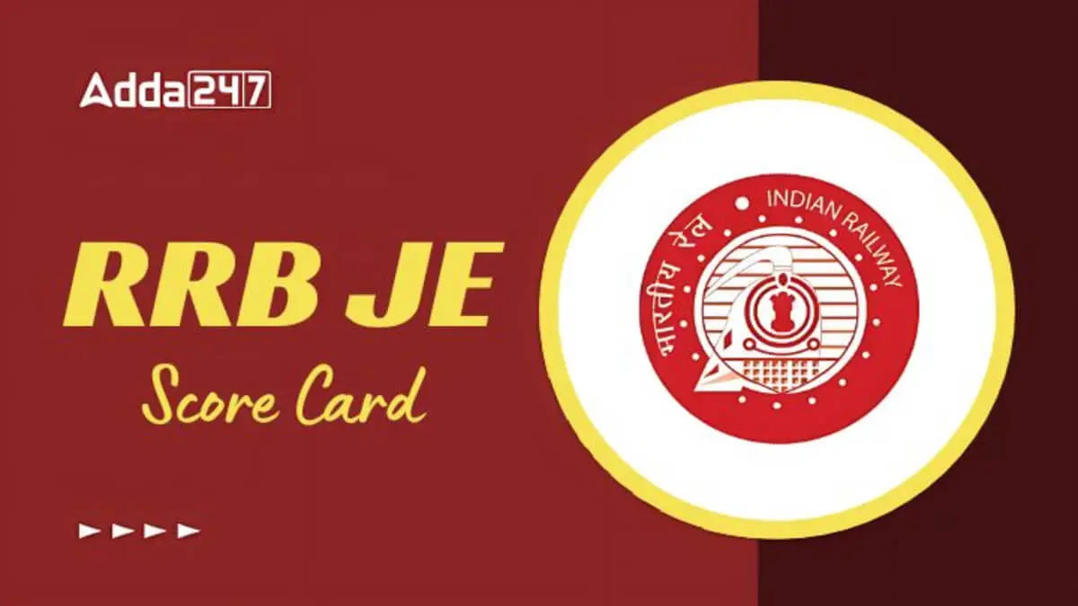 RRB JE Score Card 2025