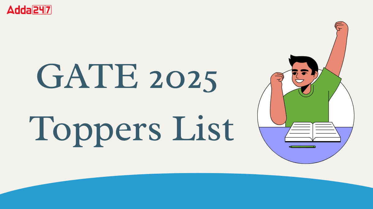 GATE 2025 Toppers List