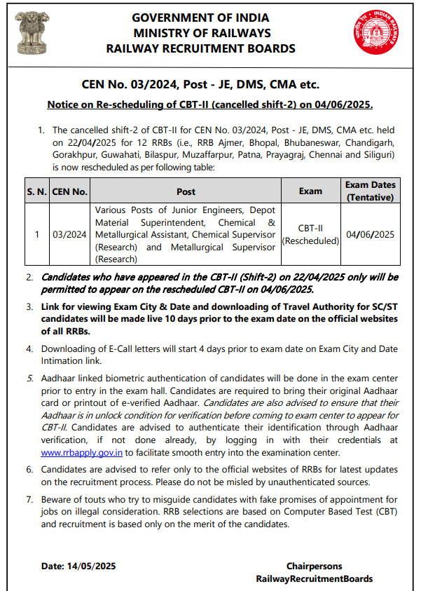 Govt. Job Notification