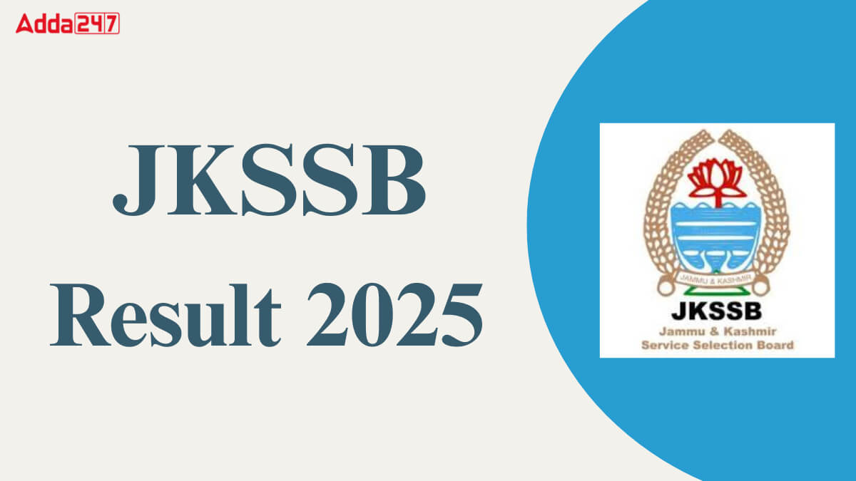 JKSSB Various Posts Result 2025 Out