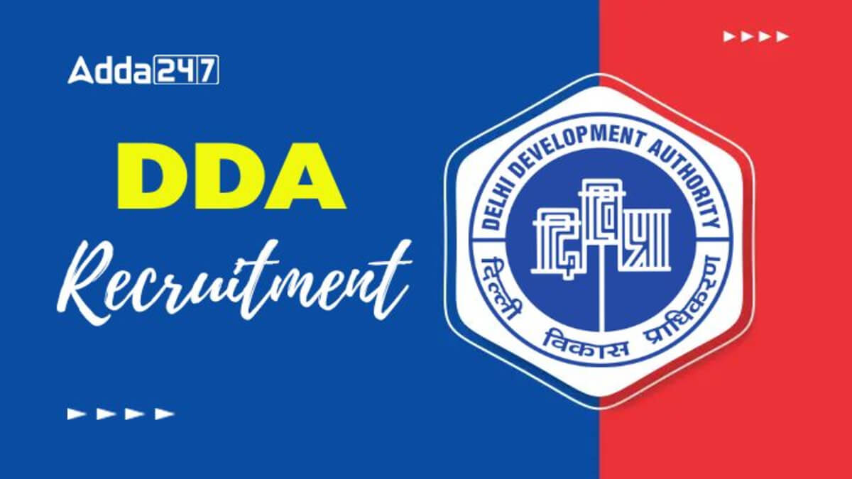 DDA JE Recruitment 2025