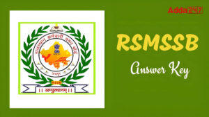 RSMSSB JTA Answer Key 2025