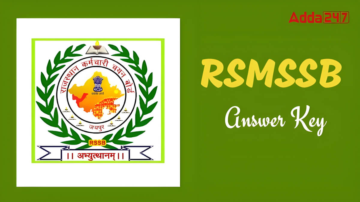 RSMSSB JTA Answer Key 2025