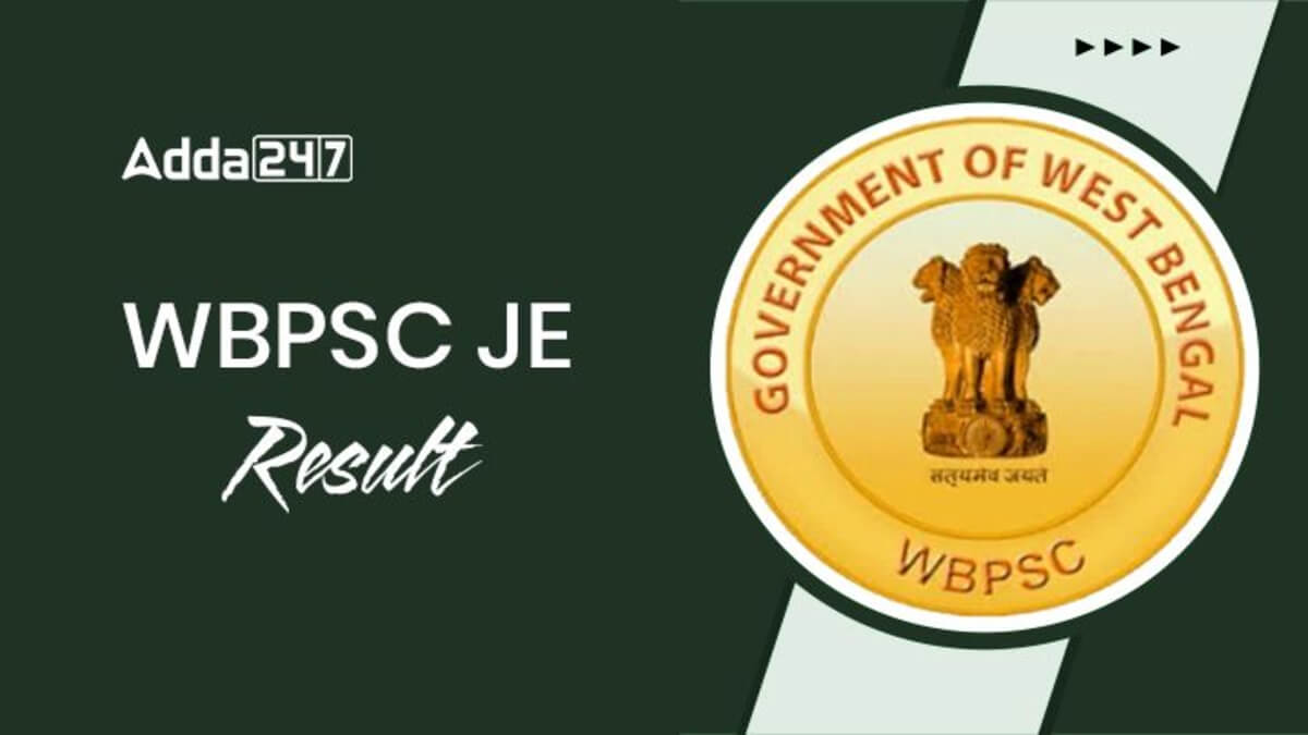 WBPSC JE Result 2025