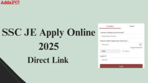 SSC JE Apply Online 2025