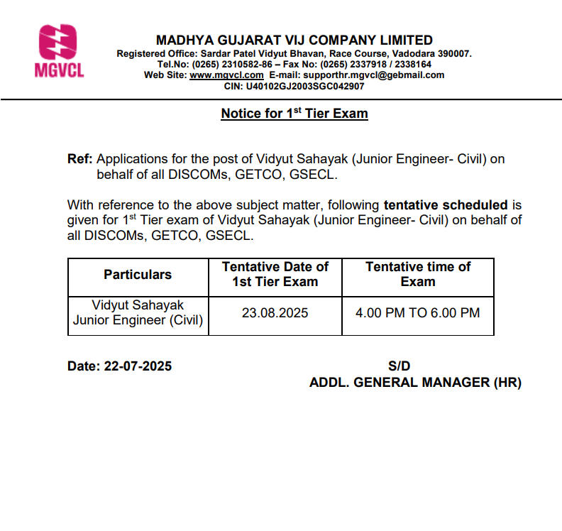Govt. Job Notification