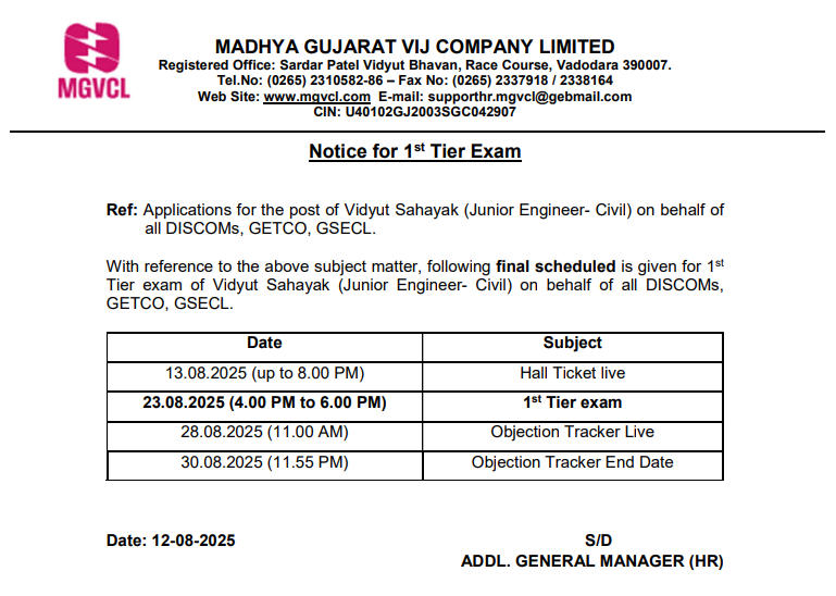 Admit Card